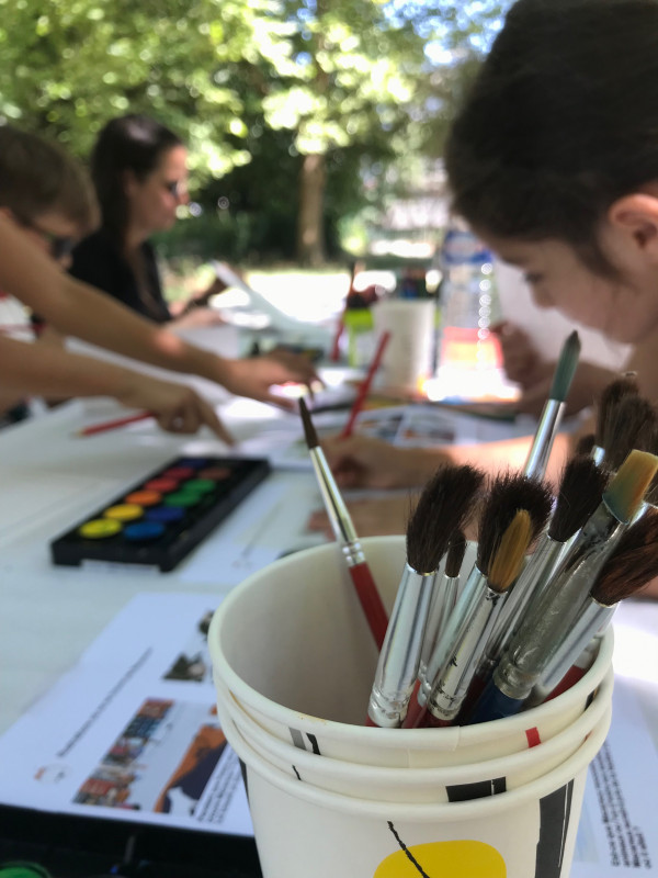 Partir en Livres : atelier d'illustration_Annecy - © © Médiathèques d'Annecy Partir en Livres : atelier d'illustration_Annecy