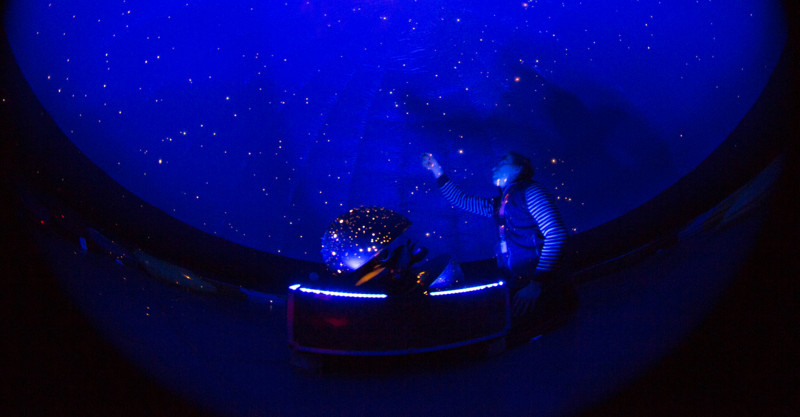Planétarium du ciel de ce soir - © La Turbine sciences Planétarium du ciel de ce soir