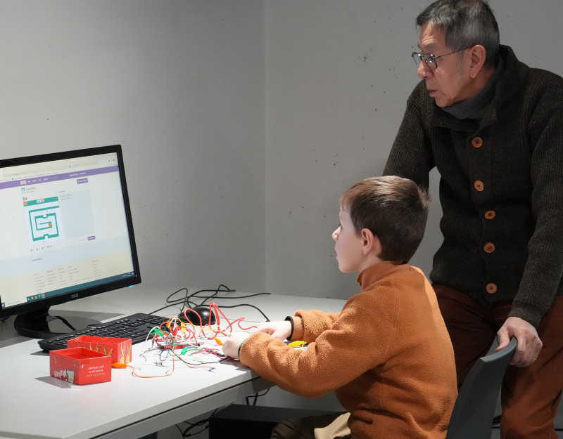 Atelier : Mini-jeux sur carte programmable - © La Turbine sciences Atelier : Mini-jeux sur carte programmable